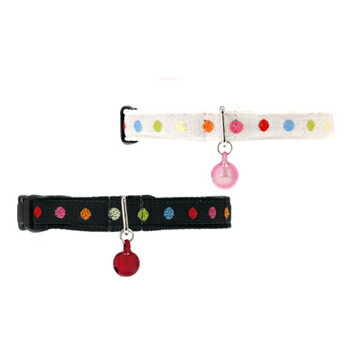 乐天商城 - ★マラソン限定クーポン★【追跡可能メール便可】キャットカラー　マルチドット【猫のくらし/首輪/チョーカー】【ペット用品・ペットグッズ/猫/猫用品】