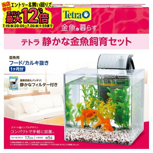 【10％ポイント還元！26日9:59迄】 テトラ 金魚飼育セット SF-17GF水槽 めだか メダカ 金魚 金魚 熱帯魚 【D】【B】