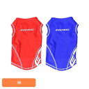 EZ ドッグラッシュガード M 涼しい 中型犬 外あそび 水遊び 夏 速乾 伸縮 フィット 日焼け UV レッド ブルー