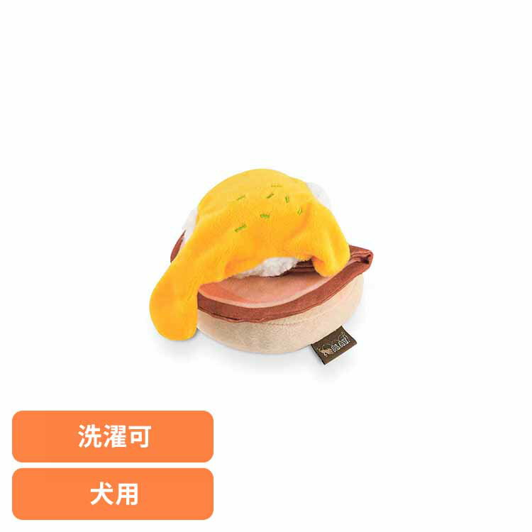 バーキングブランチ エッグベネディクト 犬用おもちゃ ペット用おもちゃ 犬用ぬいぐるみ 室内遊び 丈夫なおもちゃ 可愛いおもちゃ 飼い主に喜ばれる プレゼント 高品質 デザイン性 ルークラン