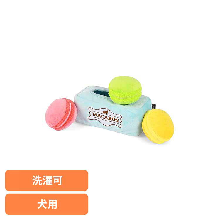 乐天商城 - パップカップカフェ マカロン 犬用おもちゃ ペット用おもちゃ 犬用ぬいぐるみ 室内遊び 丈夫なおもちゃ 可愛いおもちゃ 飼い主に喜ばれる プレゼント 高品質 デザイン性 ルークラン