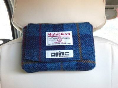 ハリスツイード 生地 ウェットティッシュ ケース おしゃれ 秋冬物 車内用 カーアクセサリー Harris Tweed DMMC 除菌 シート 感染対策 ツイード 公式 ふた 持ち運び カバー 正規