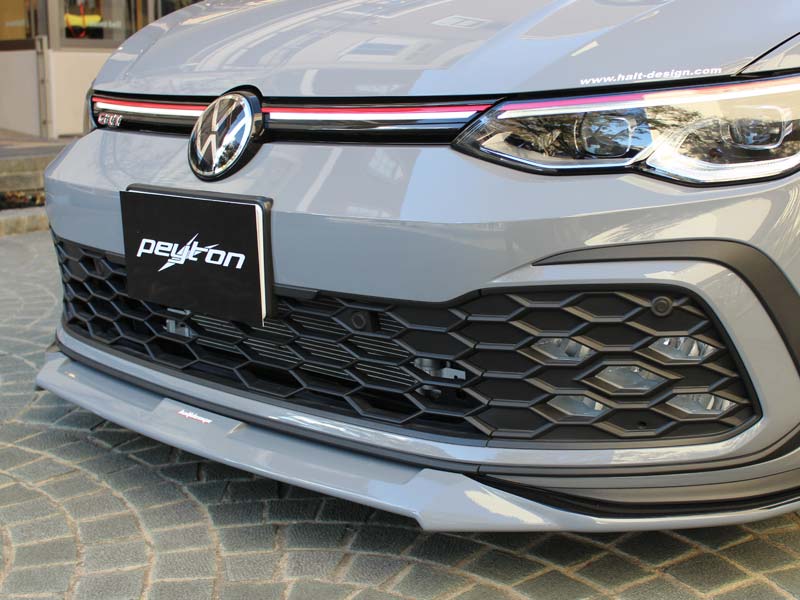 樂天商城 - VW GOLF8 GTI フロントリップスポイラー FRP HALT エアロ パーツ フォルクスワーゲン
