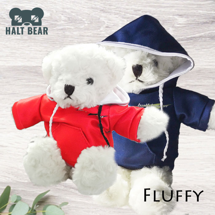 HALTBEAR Msize FLUFFY ぬいぐるみ 着せ替え くま ベージュ 車用品 グッズ ベアー ハルトベア かわいい ギフト プレゼント