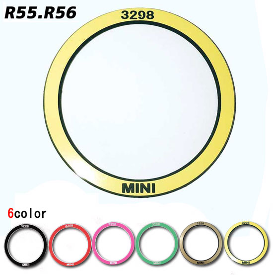 ミニクーパー アクセサリー R55 R56 エアコン テンプ リング 1pcs BMW MINI ミニ 3298 ミニ クラブマン 内装パーツ クーパー パーツ AC