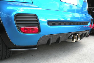 BMW MINI R56 リアディフューザー Ver.JCW 【カーボン】 ミニ エアロパーツ