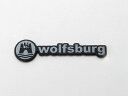 vw フォルクスワーゲン peytonオリジナルエンブレムシリーズ 「wolfsburg」 ロゴ入り