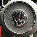 ゴルフ7.5R GOLF7.5R　ステアリングセンターリング クローム VW フォルクスワーゲン カーアクセサリー 内装パーツ 2