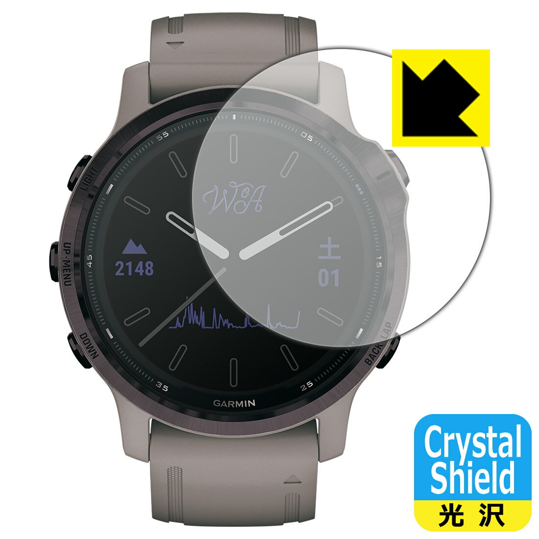 Crystal Shield K[~ GARMIN fenix 6S Pro Dual Power (3Zbg) { А