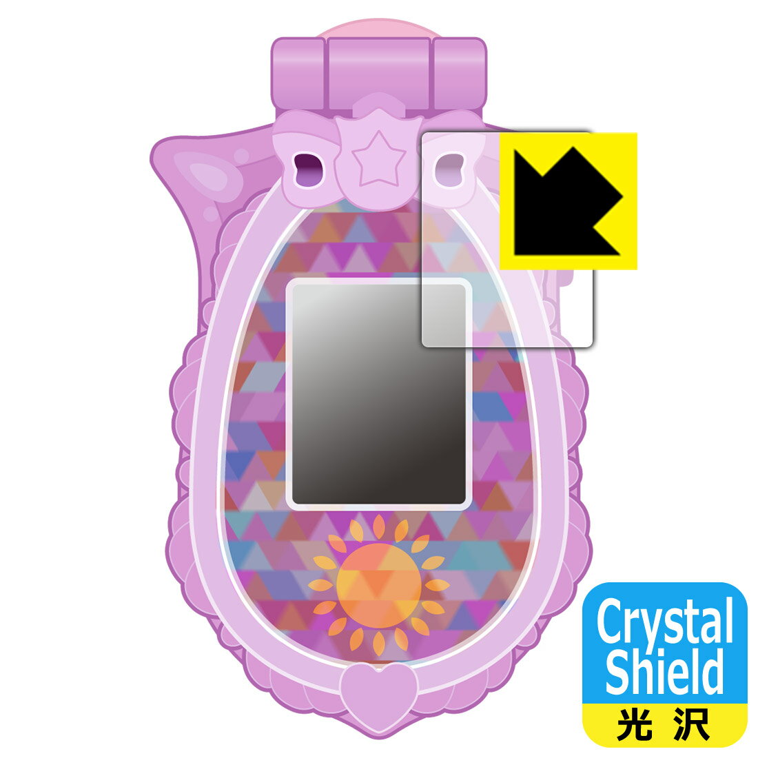 Crystal Shield ポリス×戦士 ラブパトリーナ！ ラブパトスカイリィ 用 液晶保護フィルム 日本製 自社製造直販