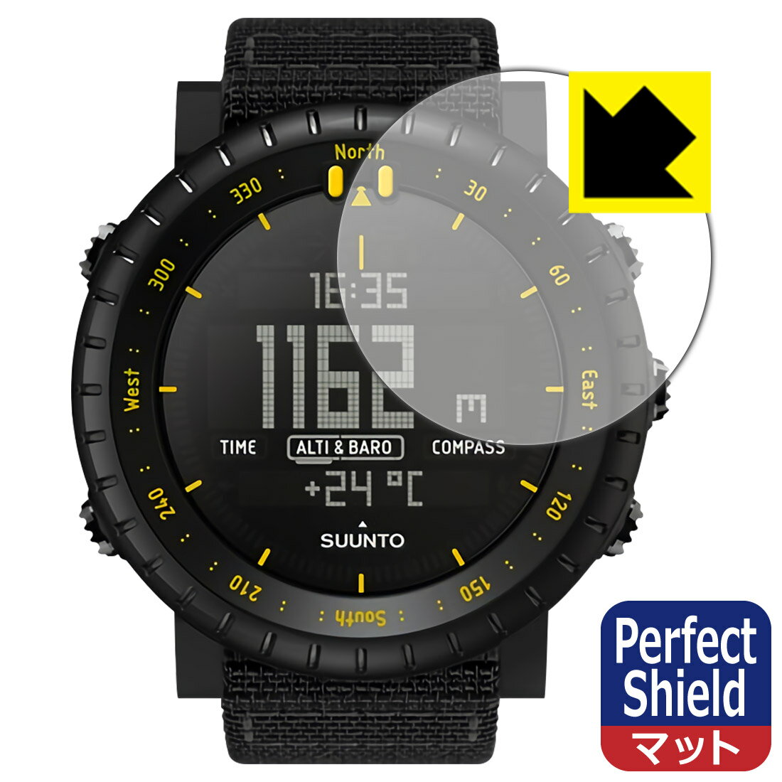 Perfect Shield SUUNTO CORE (Alpha Stealth/All Black/Black Yellow TX/Black Red) 日...
