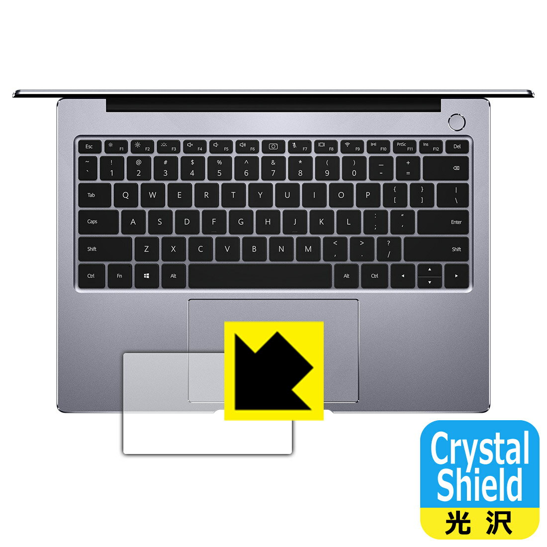 Crystal Shield ファーウェイ HUAWEI MateBook 14 2020 (タッチパッド用) 3枚セット 日本製 自社製造直販