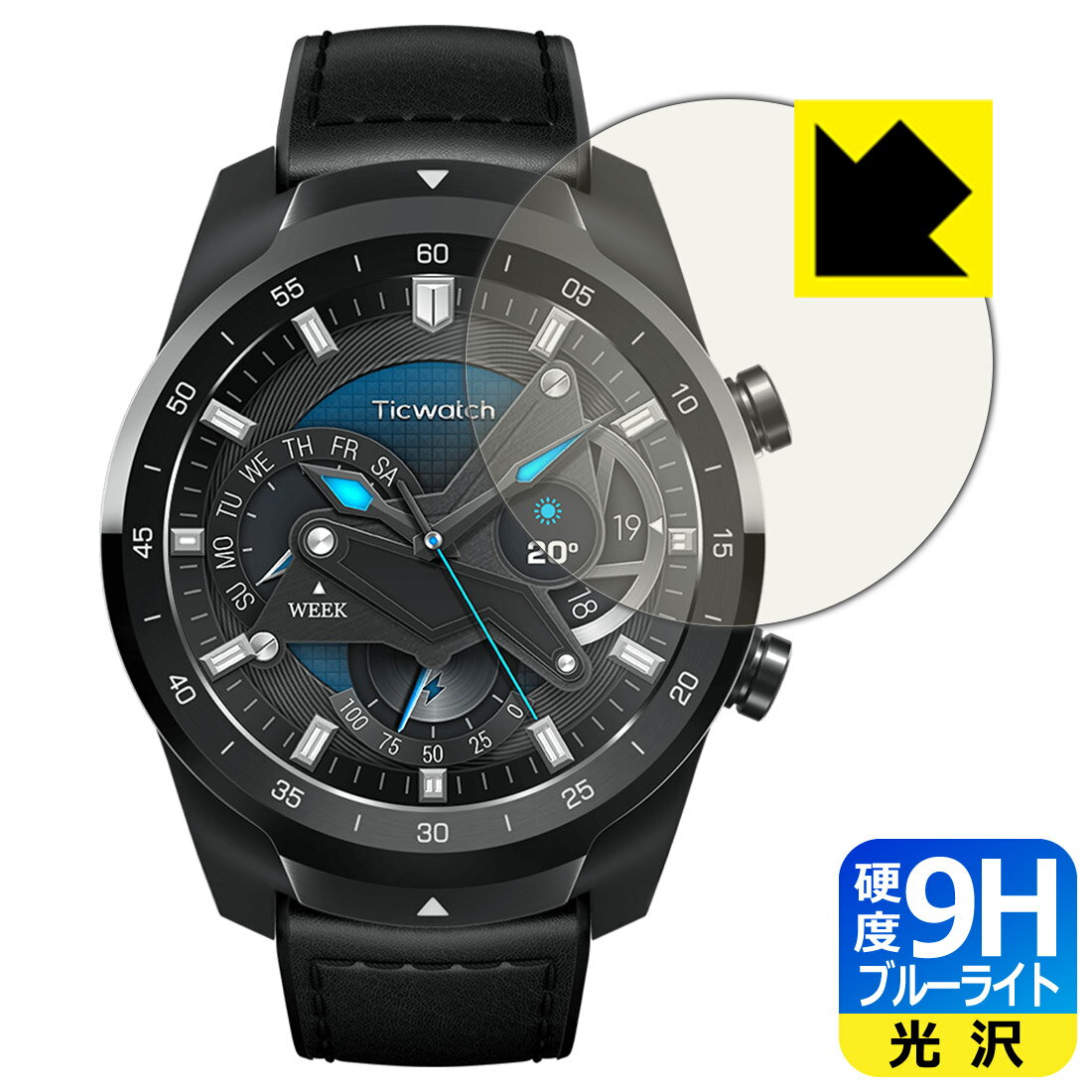 9H١ ֥롼饤ȥå ݸե TicWatch Pro 2020  ¤ľ