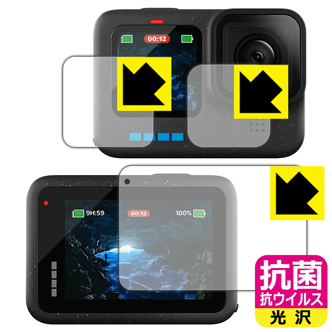 PDA��˼ GoPro HERO12 Black/HERO11 Black/HERO10 Black/HERO9 Black �б� ���� �������륹[����] ��...