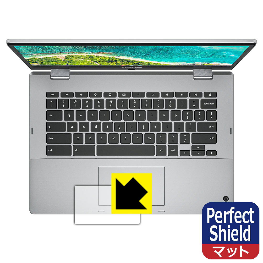 ●対応機種 : ASUS Chromebook Flip CM1 (CM1400FXA)●製品内容 : タッチパッド用1枚●「Perfect Shield」は画面の反射を抑え、指のすべりもなめらかな指紋や皮脂汚れがつきにくい『アンチグレアタイプ(非光沢)の保護フィルム』●安心の国産素材を使用。日本国内の自社工場で製造し出荷しています。【ポスト投函送料無料】商品は【ポスト投函発送 (追跡可能メール便)】で発送します。お急ぎ、配達日時を指定されたい方は以下のクーポンを同時購入ください。【お急ぎ便クーポン】　プラス110円(税込)で速達扱いでの発送。お届けはポストへの投函となります。【配達日時指定クーポン】　プラス550円(税込)で配達日時を指定し、宅配便で発送させていただきます。【お急ぎ便クーポン】はこちらをクリック【配達日時指定クーポン】はこちらをクリック 　 表面に微細な凹凸を作ることにより、外光を乱反射させギラツキを抑える「アンチグレア加工」がされております。 屋外での太陽光の映り込み、屋内でも蛍光灯などの映り込みが気になるシーンが多い方におすすめです。 また、指紋がついた場合でも目立ちにくいという特長があります。 指滑りはさらさらな使用感でストレスのない操作・入力が可能です。 ハードコート加工がされており、キズや擦れに強くなっています。簡単にキズがつかず長くご利用いただけます。 反射防止のアンチグレア加工で指紋が目立ちにくい上、表面は防汚コーティングがされており、皮脂や汚れがつきにくく、また、落ちやすくなっています。 接着面は気泡の入りにくい特殊な自己吸着タイプです。素材に柔軟性があり、貼り付け作業も簡単にできます。また、はがすときにガラス製フィルムのように割れてしまうことはありません。 貼り直しが何度でもできるので、正しい位置へ貼り付けられるまでやり直すことができます。 最高級グレードの国産素材を日本国内の弊社工場で加工している完全な Made in Japan です。安心の品質をお届けします。 使用上の注意 ●本製品は機器の画面をキズなどから保護するフィルムです。他の目的にはご使用にならないでください。 ●本製品は液晶保護および機器本体を完全に保護することを保証するものではありません。機器の破損、損傷、故障、その他損害につきましては一切の責任を負いかねます。 ●製品の性質上、画面操作の反応が変化したり、表示等が変化して見える場合がございます。 ●貼り付け作業時の失敗(位置ズレ、汚れ、ゆがみ、折れ、気泡など)および取り外し作業時の破損、損傷などについては、一切の責任を負いかねます。 ●水に濡れた状態でのご使用は吸着力の低下などにより、保護フィルムがはがれてしまう場合がございます。防水対応の機器でご使用の場合はご注意ください。 ●アルコール類やその他薬剤を本製品に付着させないでください。表面のコーティングや吸着面が変質するおそれがあります。 ●品質向上のため、仕様などを予告なく変更する場合がございますので、予めご了承ください。