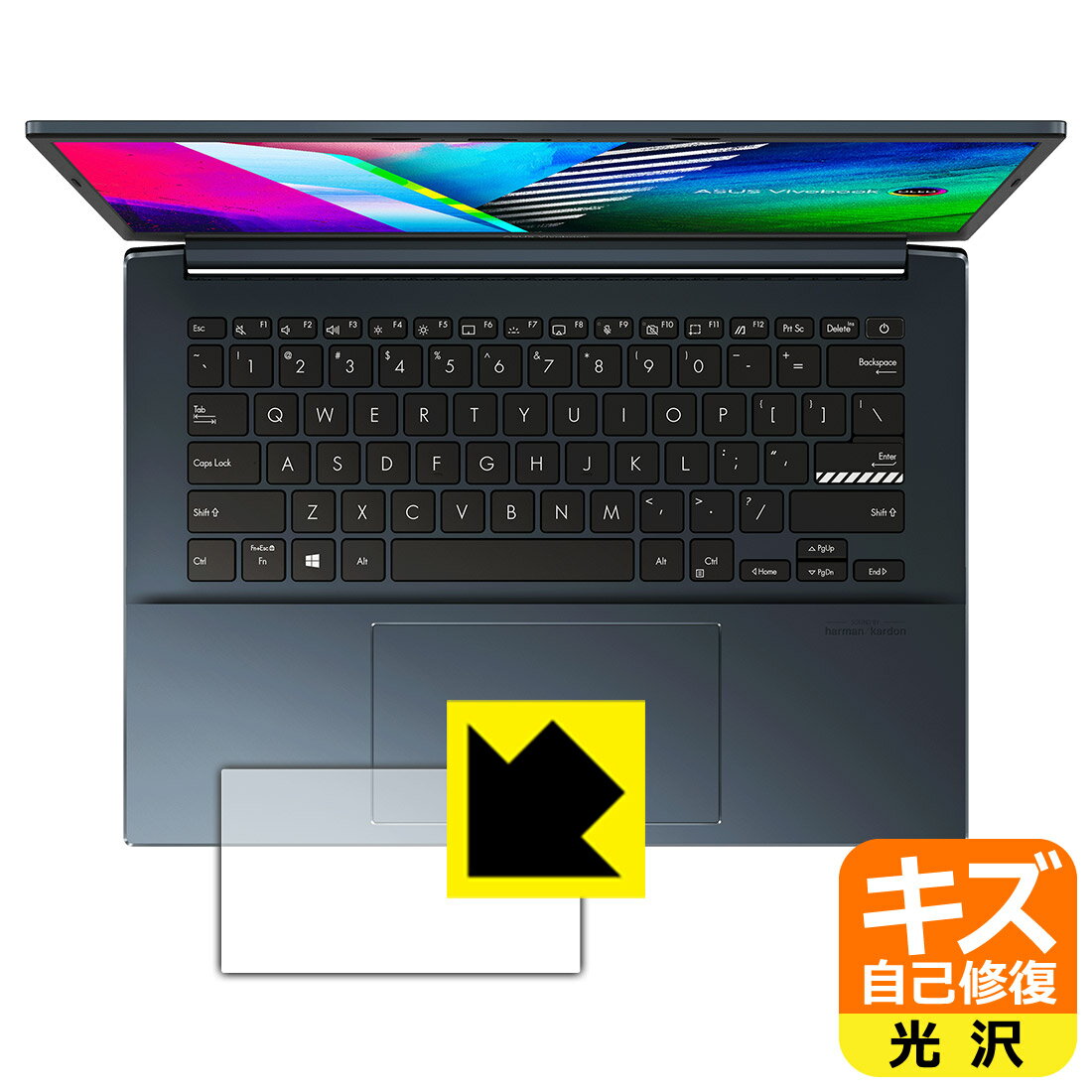 配件 - キズ自己修復保護フィルム ASUS Vivobook Pro 14 OLED (M3401) タッチパッド用 日本製 自社製造直販