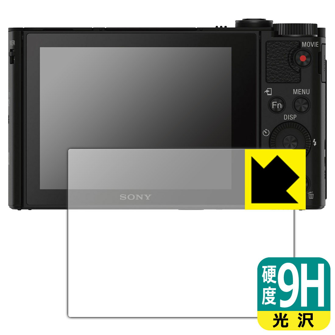 9H高硬度【 光沢 】保護フィルム Cyber-shot HX90V/WX500 日本製 自社製造直販