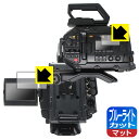 ブルーライトカット【 反射低減 】保護フィルム Blackmagic URSA Broadcast G2 (LCDステータス表示画面用・開閉式LCDスクリーン用...