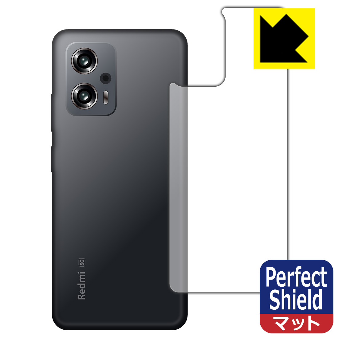 ●対応機種 : Xiaomi Redmi Note 11T Pro+専用の商品です。●製品内容 : 背面用3枚●※この機器は周辺部が曲面となったラウンド仕様のため、保護フィルムを端まで貼ることができません。●「Perfect Shield」は画面の反射を抑え、指のすべりもなめらかな指紋や皮脂汚れがつきにくい『アンチグレアタイプ(非光沢)の保護フィルム』●安心の国産素材を使用。日本国内の自社工場で製造し出荷しています。【ポスト投函送料無料】商品は【ポスト投函発送 (追跡可能メール便)】で発送します。お急ぎ、配達日時を指定されたい方は以下のクーポンを同時購入ください。【お急ぎ便クーポン】　プラス110円(税込)で速達扱いでの発送。お届けはポストへの投函となります。【配達日時指定クーポン】　プラス550円(税込)で配達日時を指定し、宅配便で発送させていただきます。【お急ぎ便クーポン】はこちらをクリック【配達日時指定クーポン】はこちらをクリック 　 表面に微細な凹凸を作ることにより、外光を乱反射させギラツキを抑える「アンチグレア加工」がされております。 屋外での太陽光の映り込み、屋内でも蛍光灯などの映り込みが気になるシーンが多い方におすすめです。 また、指紋がついた場合でも目立ちにくいという特長があります。 指滑りはさらさらな使用感でストレスのない操作・入力が可能です。 ハードコート加工がされており、キズや擦れに強くなっています。簡単にキズがつかず長くご利用いただけます。 反射防止のアンチグレア加工で指紋が目立ちにくい上、表面は防汚コーティングがされており、皮脂や汚れがつきにくく、また、落ちやすくなっています。 接着面は気泡の入りにくい特殊な自己吸着タイプです。素材に柔軟性があり、貼り付け作業も簡単にできます。また、はがすときにガラス製フィルムのように割れてしまうことはありません。 貼り直しが何度でもできるので、正しい位置へ貼り付けられるまでやり直すことができます。 最高級グレードの国産素材を日本国内の弊社工場で加工している完全な Made in Japan です。安心の品質をお届けします。 使用上の注意 ●本製品は機器の画面をキズなどから保護するフィルムです。他の目的にはご使用にならないでください。 ●本製品は液晶保護および機器本体を完全に保護することを保証するものではありません。機器の破損、損傷、故障、その他損害につきましては一切の責任を負いかねます。 ●製品の性質上、画面操作の反応が変化したり、表示等が変化して見える場合がございます。 ●貼り付け作業時の失敗(位置ズレ、汚れ、ゆがみ、折れ、気泡など)および取り外し作業時の破損、損傷などについては、一切の責任を負いかねます。 ●水に濡れた状態でのご使用は吸着力の低下などにより、保護フィルムがはがれてしまう場合がございます。防水対応の機器でご使用の場合はご注意ください。 ●アルコール類やその他薬剤を本製品に付着させないでください。表面のコーティングや吸着面が変質するおそれがあります。 ●品質向上のため、仕様などを予告なく変更する場合がございますので、予めご了承ください。
