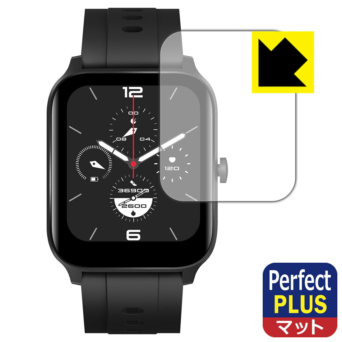 Perfect Shield Plus【 反射低減 】保護フィルム GREEN HOUSE スマートウォッチ GH-SMWA 日本製 自社製造直販