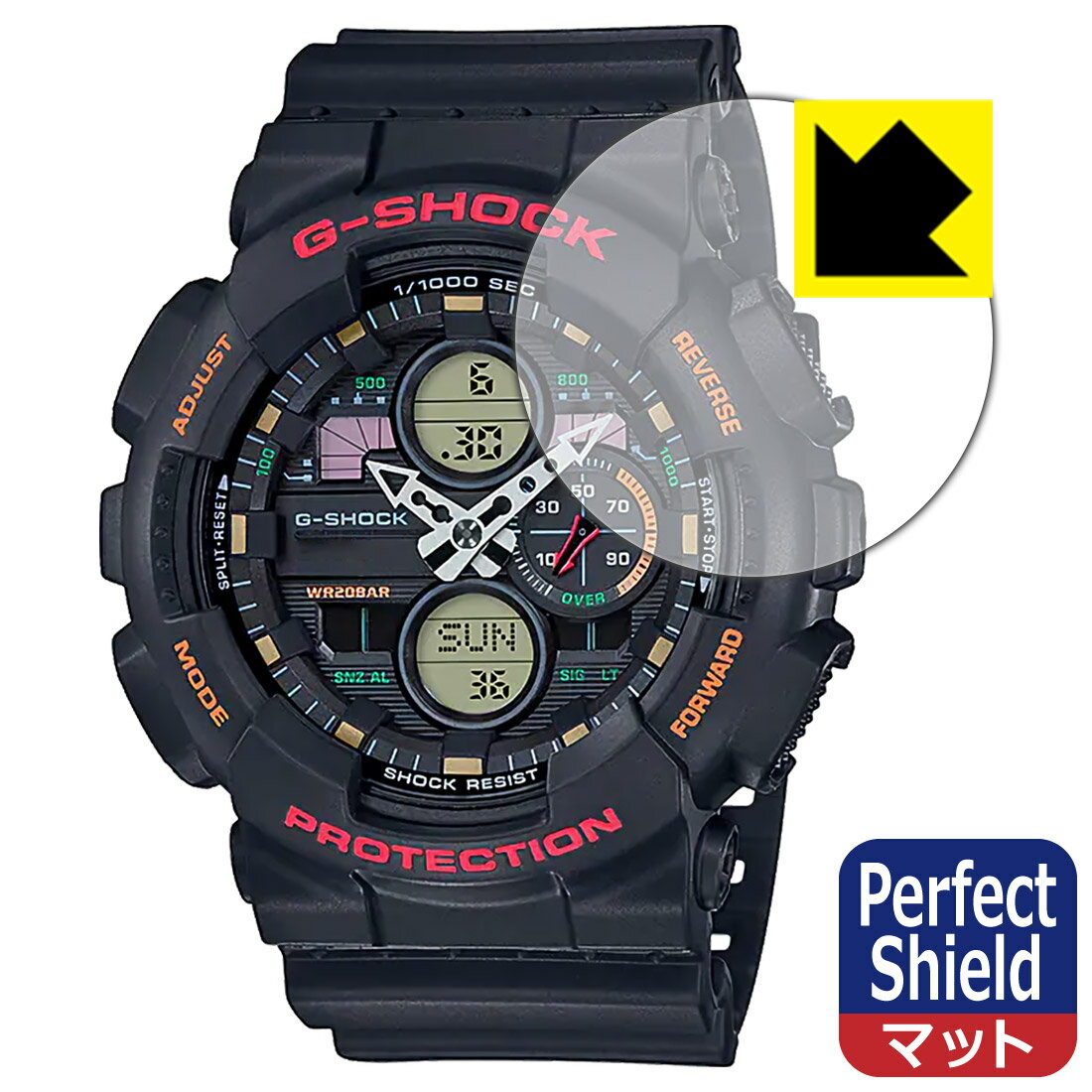 Perfect Shield【反射低減】保護フィルム G-SHOCK GA-135A / GA-140シリーズ 日本製 自社製造直販