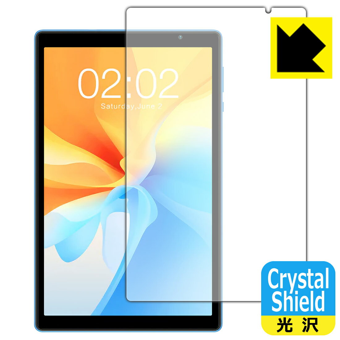Crystal Shield【 光沢 】保護フィルム Teclast P25T / P25T 2023 (3枚セット) 日本製 自社製造直販