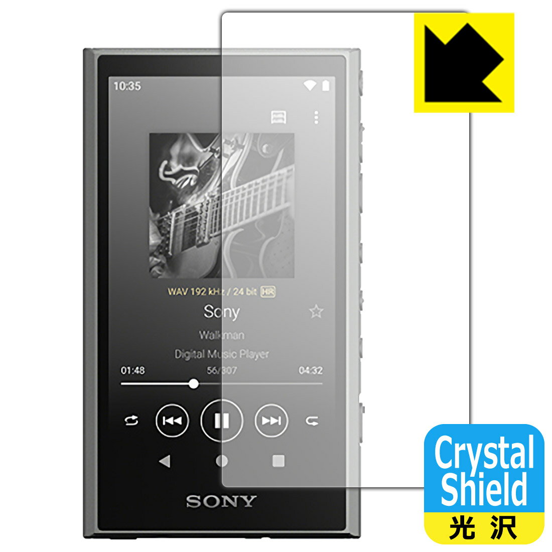 ●対応機種 : SONY WALKMAN NW-A300シリーズ (NW-A306 / NW-A307)専用の商品です。 (ソニー ウォークマン)●製品内容 : 表面用フィルム1枚・クリーニングワイプ1個●「Crystal Shield」は高い透明度と光沢感で、保護フィルムを貼っていないかのようなクリア感のある『光沢タイプの保護フィルム』●安心の国産素材を使用。日本国内の自社工場で製造し出荷しています。 ★貼り付け失敗交換サービス対象商品★【ポスト投函送料無料】商品は【ポスト投函発送 (追跡可能メール便)】で発送します。お急ぎ、配達日時を指定されたい方は以下のクーポンを同時購入ください。【お急ぎ便クーポン】　プラス110円(税込)で速達扱いでの発送。お届けはポストへの投函となります。【配達日時指定クーポン】　プラス550円(税込)で配達日時を指定し、宅配便で発送させていただきます。【お急ぎ便クーポン】はこちらをクリック【配達日時指定クーポン】はこちらをクリック 　 貼っていることを意識させないほどの高い透明度に、高級感あふれる光沢・クリアな仕上げとなります。 動画視聴や画像編集など、機器本来の発色を重視したい方におすすめです。 ハードコート加工がされており、キズや擦れに強くなっています。簡単にキズがつかず長くご利用いただけます。 表面はフッ素コーティングがされており、皮脂や汚れがつきにくく、また、落ちやすくなっています。 指滑りもなめらかで、快適な使用感です。 油性マジックのインクもはじきますので簡単に拭き取れます。 接着面は気泡の入りにくい特殊な自己吸着タイプです。素材に柔軟性があり、貼り付け作業も簡単にできます。また、はがすときにガラス製フィルムのように割れてしまうことはありません。 貼り直しが何度でもできるので、正しい位置へ貼り付けられるまでやり直すことができます。 抗菌加工によりフィルム表面の菌の繁殖を抑えることができます。清潔な画面を保ちたい方におすすめです。 ※抗菌率99.9％ / JIS Z2801 抗菌性試験方法による評価 高級グレードの国産素材を日本国内の弊社工場で加工している完全な Made in Japan です。安心の品質をお届けします。 使用上の注意 ●本製品は機器の画面をキズなどから保護するフィルムです。他の目的にはご使用にならないでください。 ●本製品は液晶保護および機器本体を完全に保護することを保証するものではありません。機器の破損、損傷、故障、その他損害につきましては一切の責任を負いかねます。 ●製品の性質上、画面操作の反応が変化したり、表示等が変化して見える場合がございます。 ●貼り付け作業時の失敗(位置ズレ、汚れ、ゆがみ、折れ、気泡など)および取り外し作業時の破損、損傷などについては、一切の責任を負いかねます。 ●水に濡れた状態でのご使用は吸着力の低下などにより、保護フィルムがはがれてしまう場合がございます。防水対応の機器でご使用の場合はご注意ください。 ●アルコール類やその他薬剤を本製品に付着させないでください。表面のコーティングや吸着面が変質するおそれがあります。 ●品質向上のため、仕様などを予告なく変更する場合がございますので、予めご了承ください。 ・注意事項：モニターの発色具合により色合いが異なる場合がございます。