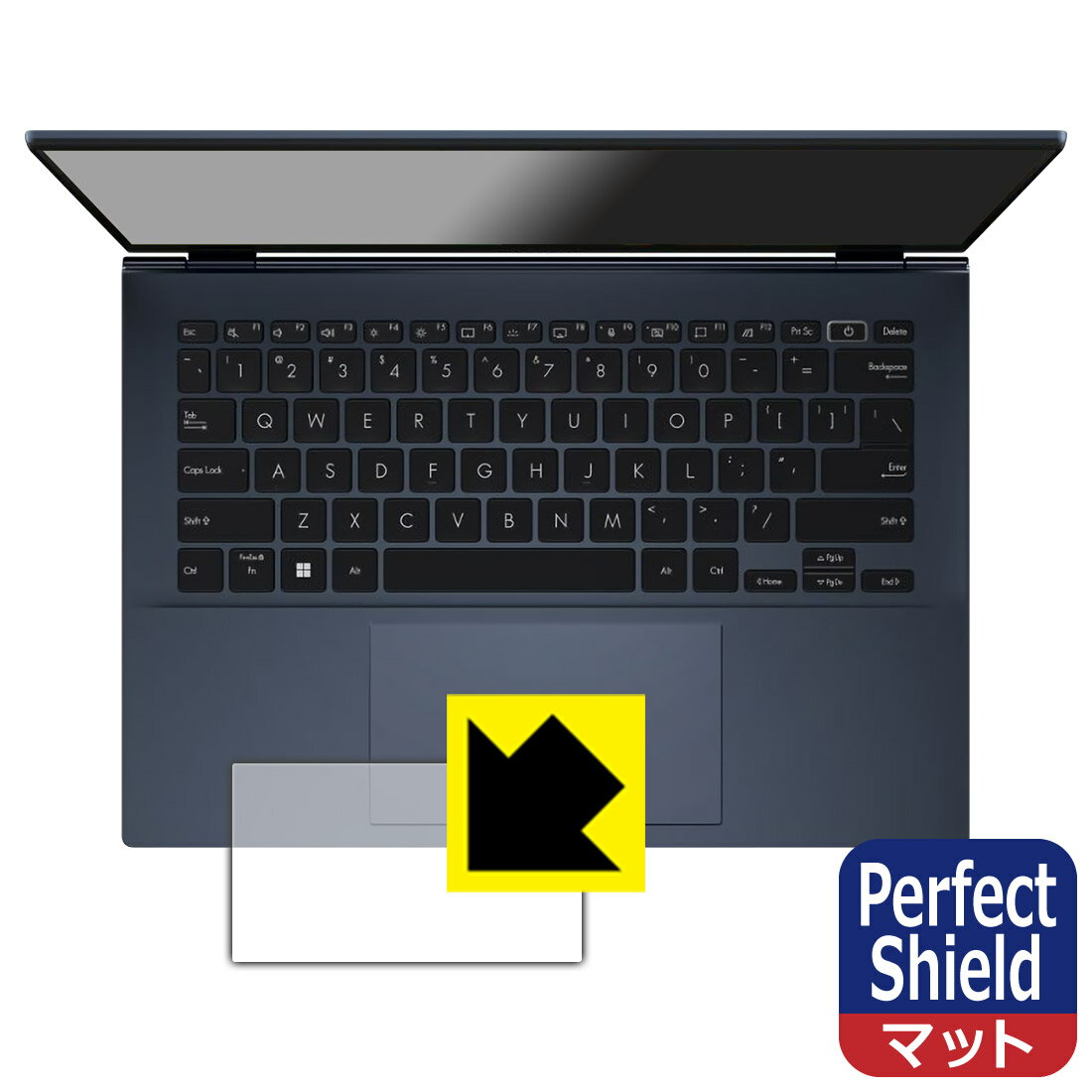 PDA工房 ASUS ZenBook 14 OLED (UX3402ZA)対応 PerfectShield 保護 フィルム タッチパッド用 反射低減 防指紋 日本製 自社製造直販