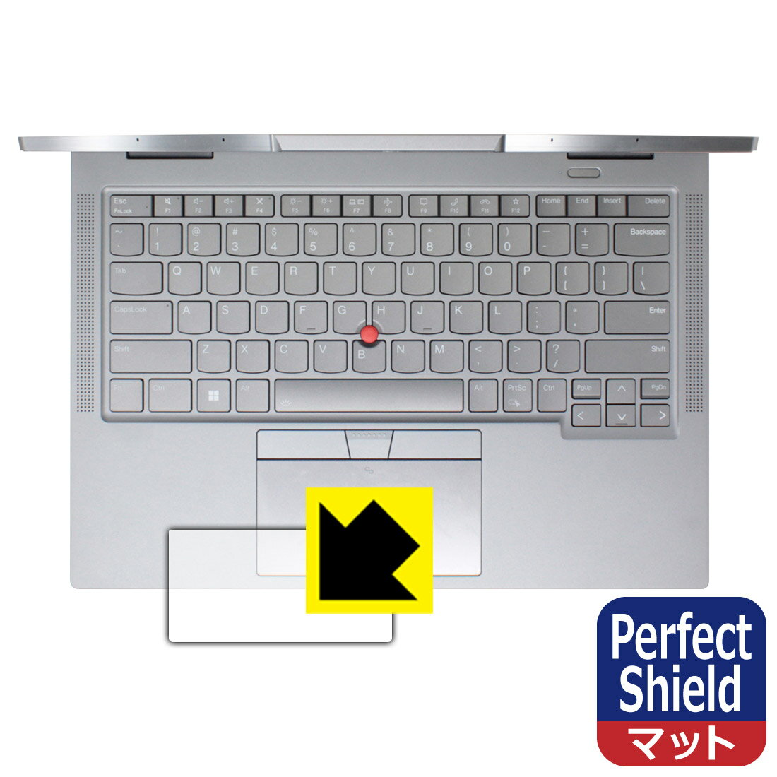 PDA工房 ThinkPad X1 Yoga Gen 7 (2022モデル)対応 PerfectShield 保護 フィルム [クリックパッド用] 反射低減 防指紋 日本製 自社製造直販