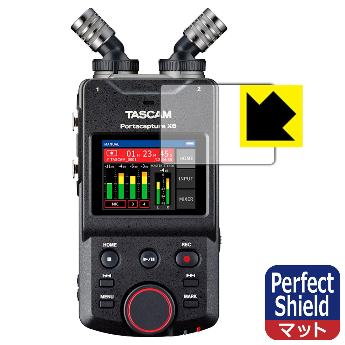 PDA˼ TASCAM Portacapture X6б PerfectShield ݸ ե [ǥץ쥤] ȿ㸺 ...