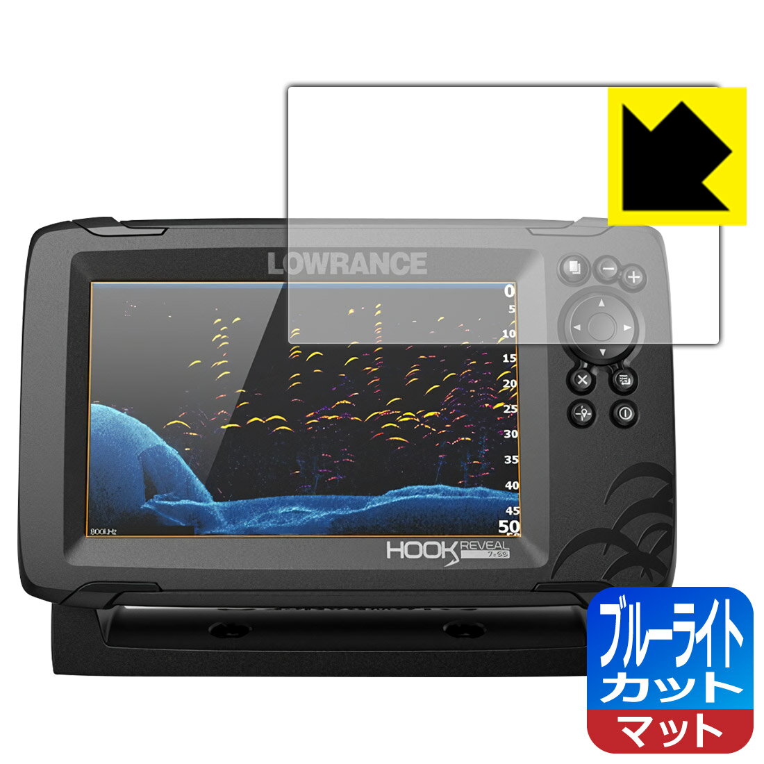 PDA˼ LOWRANCE HOOK Reveal 7X / 7б ֥롼饤ȥå[ȿ㸺] ݸ ե  ¤ľ