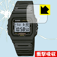 衝撃吸収【 光沢 】保護フィルム CASIO W-720 日本製 自社製造直販