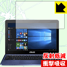 衝撃吸収【 反射低減 】保護フィルム ASUS VivoBook E200HA 日本製 自社製造直販