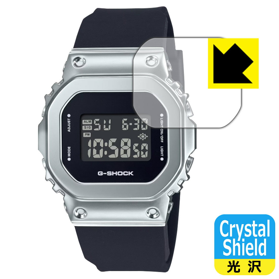 PDA˼ G-SHOCK GM-S5600꡼ б Crystal Shield ݸ ե   ¤ľ