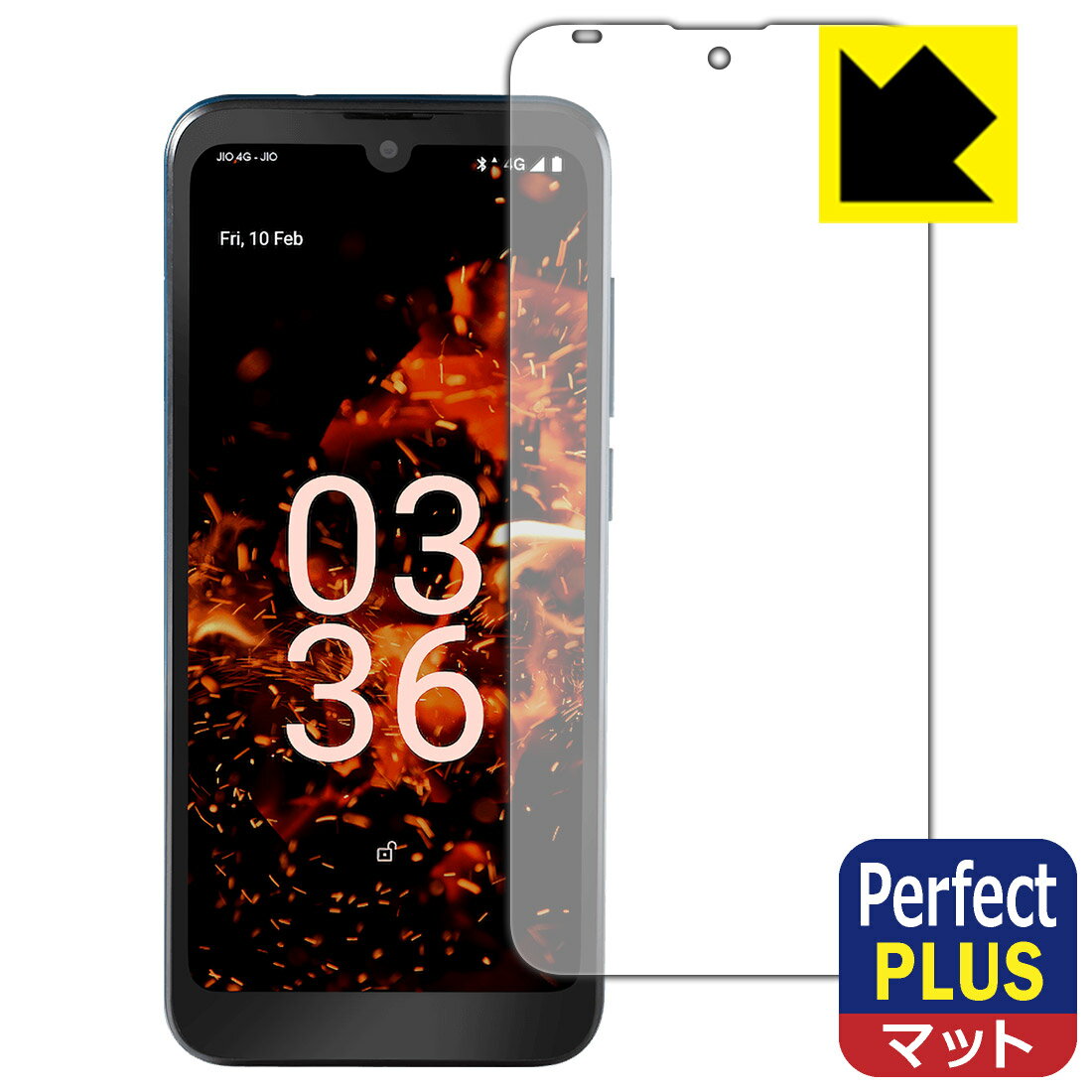 Rakuten - PDA工房 Orbic FUN+ 4G 対応 PerfectShield Plus 保護 フィルム 反射低減 防指紋 日本製 日本製 自社製造直販