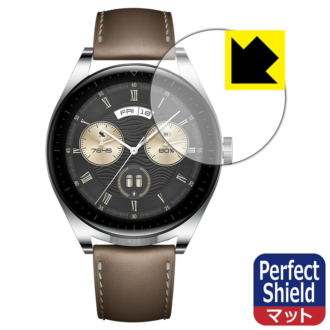 PDA工房 HUAWEI WATCH Buds 対応 PerfectShield 保護 フィルム 反射低減 防指紋 日本製 自社製造直販