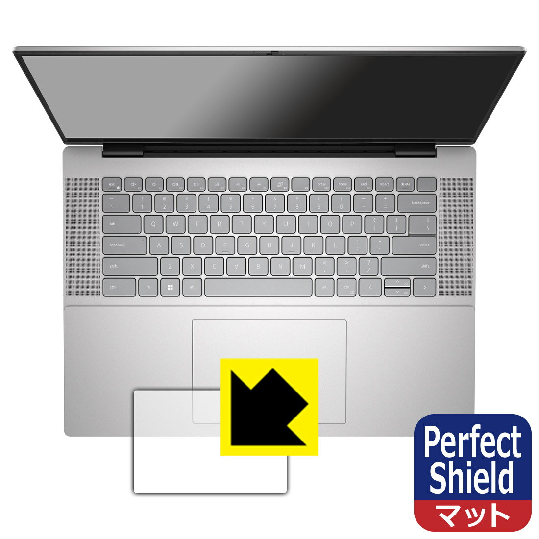 PDA工房 Inspiron 16 5000シリーズ(5635) 対応 PerfectShield 保護 フィルム [タッチパッド用] 3枚入 反射低減 防指紋 日本製 日本製 自社製造直販