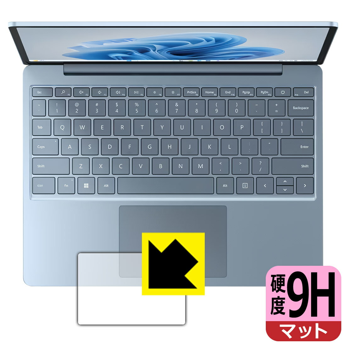 PDA工房 Surface Laptop Go 3 (2023年10月発売モデル) 対応 9H高硬度[反射低減] 保護 フィルム [タッチパッド用] 日本製 日本製 自社製造直販