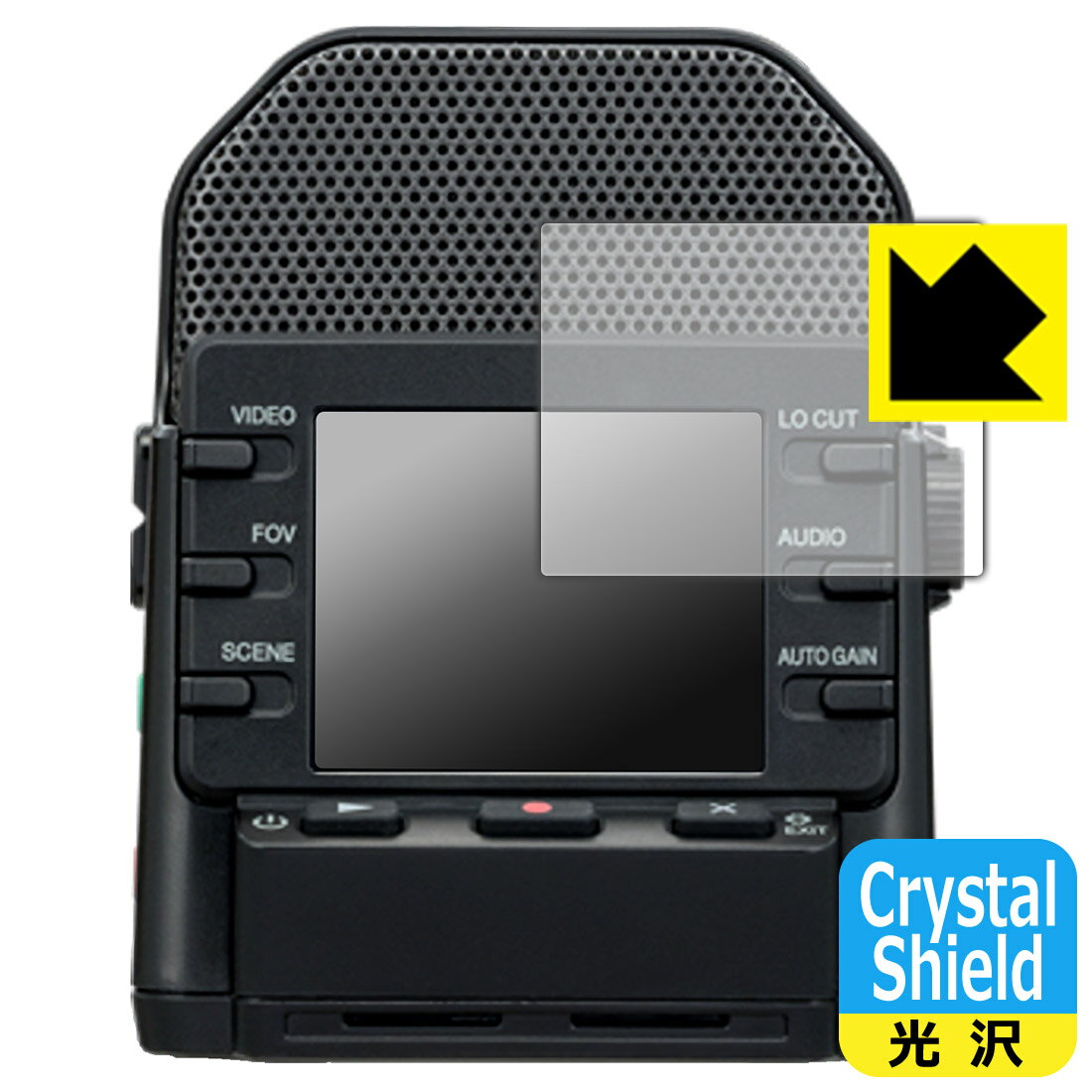 PDA工房 ZOOM Q2n-4K 対応 Crystal Shield 保護 フィルム [ディスプレ ...
