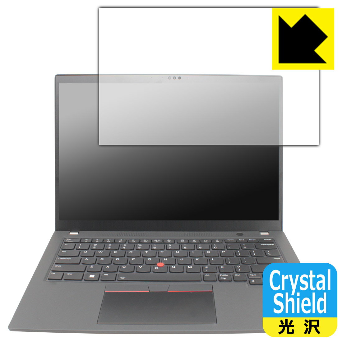 PDA工房 ThinkPad P14s Gen 4 対応 Crystal Shield 保護 フィルム 3枚入 光沢 日本製 日本製 自社製造直販