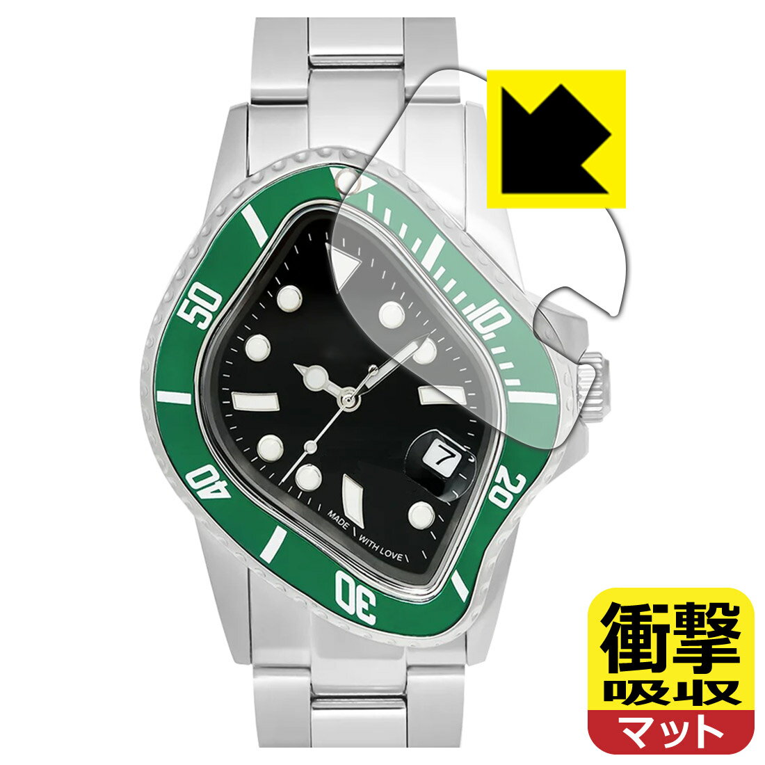 PDA工房 LAARVEE PEA001 対応 衝撃吸収[反射低減] 保護 フィルム 耐衝撃 日本製 日本製 自社製造直販