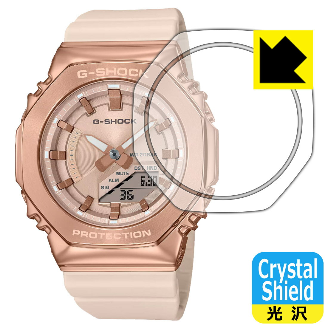 PDAH[ G-SHOCK GM-S2100V[Y Ή Crystal Shield ی tB  { { А