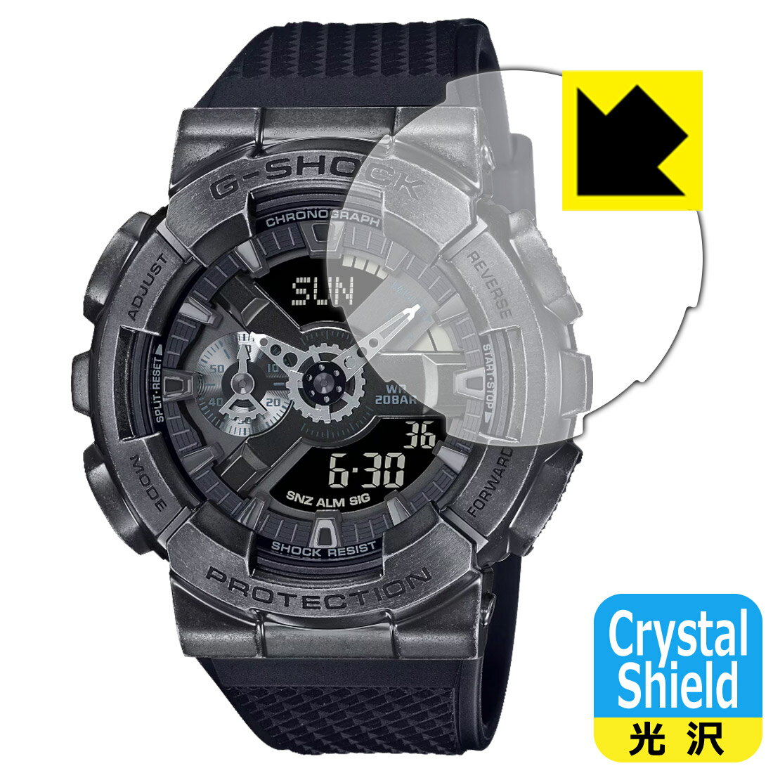 PDAH[ G-SHOCK GM-110V[Y Ή Crystal Shield ی tB 3  { { А