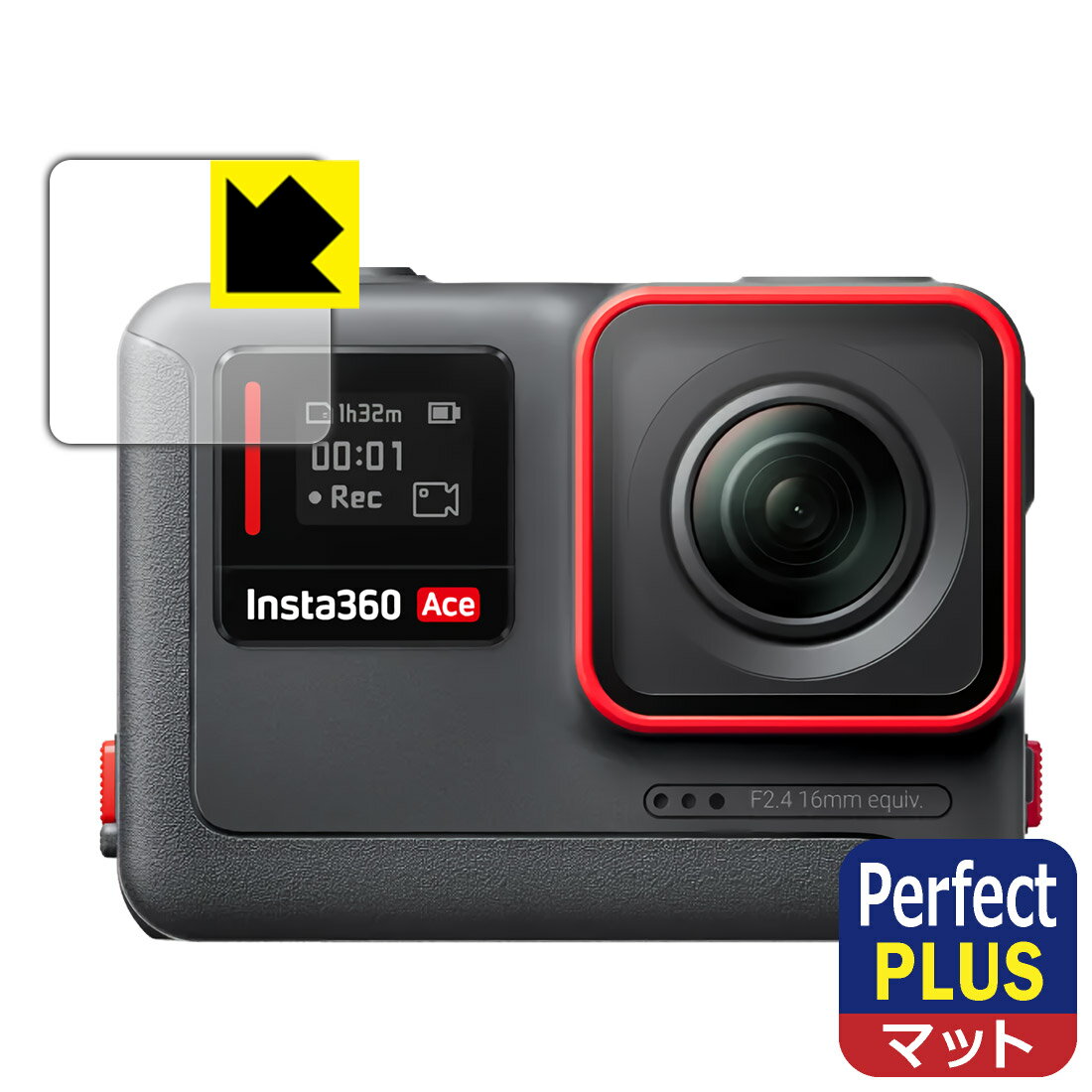 PDA��˼ Insta360 Ace �б� PerfectShield Plus �ݸ� �ե���� [�ե���ȥ����꡼����] ȿ���㸺 �ɻ��� ������ ������¤ľ...