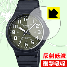 衝撃吸収【 反射低減 】保護フィルム CASIO MW-240 日本製 自社製造直販