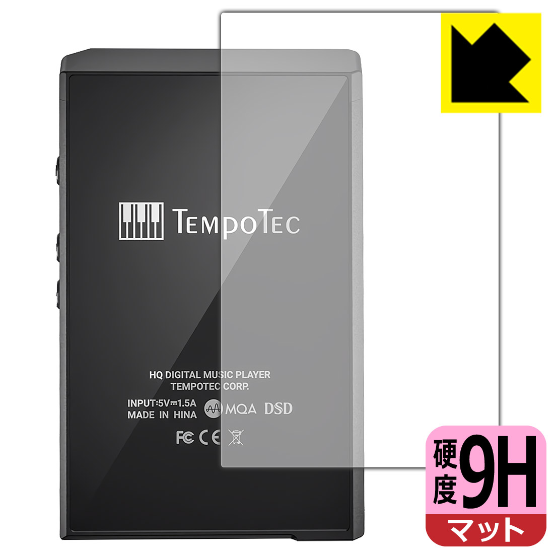 対応機種●対応機種 : TempoTec V3専用の商品です。●製品内容 : 背面用フィルム1枚・クリーニングワイプ1個●柔軟性があり、ガラスフィルムのように衝撃を受けても割れない！スリキズ防止にもなる『9H高硬度(非光沢)の保護フィルム』●安心の国産素材を使用。日本国内の自社工場で製造し出荷しています。 ★貼り付け失敗交換サービス対象商品★ 国内自社工場製造・発送だからできる 安心の製品保証とサポート ■製品保証 お届けした製品が誤っていたり、不具合があった場合などには、お届けから1ヶ月以内にメールにてお問い合わせください。交換等対応させていただきます。[キャンセル・返品（返金・交換）について] ■■貼り付け失敗時の交換サービス■■貼り付けに失敗しても1回だけ無償交換ができます。(失敗したフィルムをお送りいただき、新品に無償交換します。往復の送料のみお客様にご負担をお願いいたします。詳しくは製品に同封の紙をご確認ください) ■■保護フィルム貼り付け代行サービス■■保護フィルムの貼り付け作業に自信がない方には、PDA工房で貼り付け作業を代行いたします。(PDA工房の保護フィルムのみが対象です。詳しくは製品に同封の紙をご確認ください) 9H高硬度【反射低減】保護フィルム 素材説明 ■表面硬度 9Hなのにしなやかなフィルム表面硬度はガラスフィルムと同等の9Hですが、しなやかな柔軟性がある「超ハードコートPETフィルム」なので衝撃を受けても割れません。厚みも一般的なガラスフィルムより薄い約0.2mmでタッチ操作の感度も良好です。(※1)※フィルムの性能（表面硬度 9H）は世界的な規模の検査/認証機関で試験されております。■画面の映り込みを抑える反射防止タイプ！表面に微細な凹凸を作ることにより、外光を乱反射させギラツキを抑える「アンチグレア加工」がされております。屋外での太陽光の映り込み、屋内でも蛍光灯などの映り込みが気になるシーンが多い方におすすめです。また、指紋がついた場合でも目立ちにくいという特長があります。■指紋が目立ちにくい上、フッ素加工で汚れがつきにくい！反射防止のアンチグレア加工で指紋が目立ちにくい上、表面はフッ素コーティングがされており、皮脂や汚れがつきにくく、また、落ちやすくなっています。指滑りはさらさらな使用感です■気泡の入りにくい特殊な自己吸着タイプ接着面は気泡の入りにくい特殊な自己吸着タイプです。素材に柔軟性があり、貼り付け作業も簡単にできます。また、はがすときにガラス製フィルムのように割れてしまうことはありません。貼り直しが何度でもできるので、正しい位置へ貼り付けられるまでやり直すことができます。■安心の日本製最高級グレードの国産素材を日本国内の弊社工場で加工している完全な Made in Japan です。安心の品質をお届けします。※1「表面硬度 9H」の表示は素材として使用しているフィルムの性能です。機器に貼り付けた状態の測定結果ではありません。 【ポスト投函送料無料】商品は【ポスト投函発送 (追跡可能メール便)】で発送します。お急ぎ、配達日時を指定されたい方は以下のクーポンを同時購入ください。【お急ぎ便クーポン】　プラス110円(税込)で速達扱いでの発送。お届けはポストへの投函となります。【配達日時指定クーポン】　プラス550円(税込)で配達日時を指定し、宅配便で発送させていただきます。【お急ぎ便クーポン】はこちらをクリック【配達日時指定クーポン】はこちらをクリック