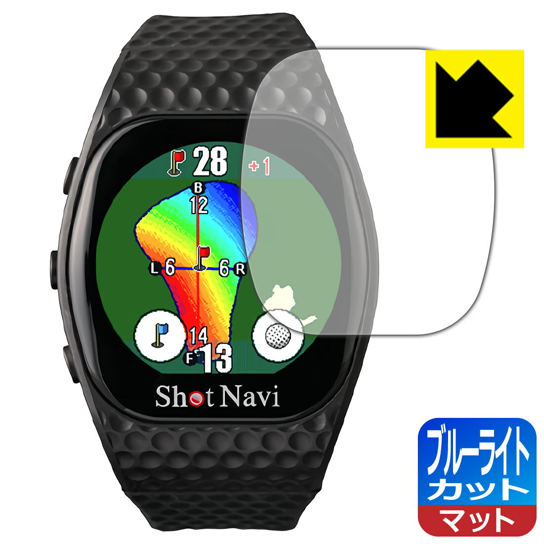 PDA工房 Shot Navi INFINITY Touch 対応 ブルーライトカット[反射低減] 保護 フィルム 日本製 自社製造直販