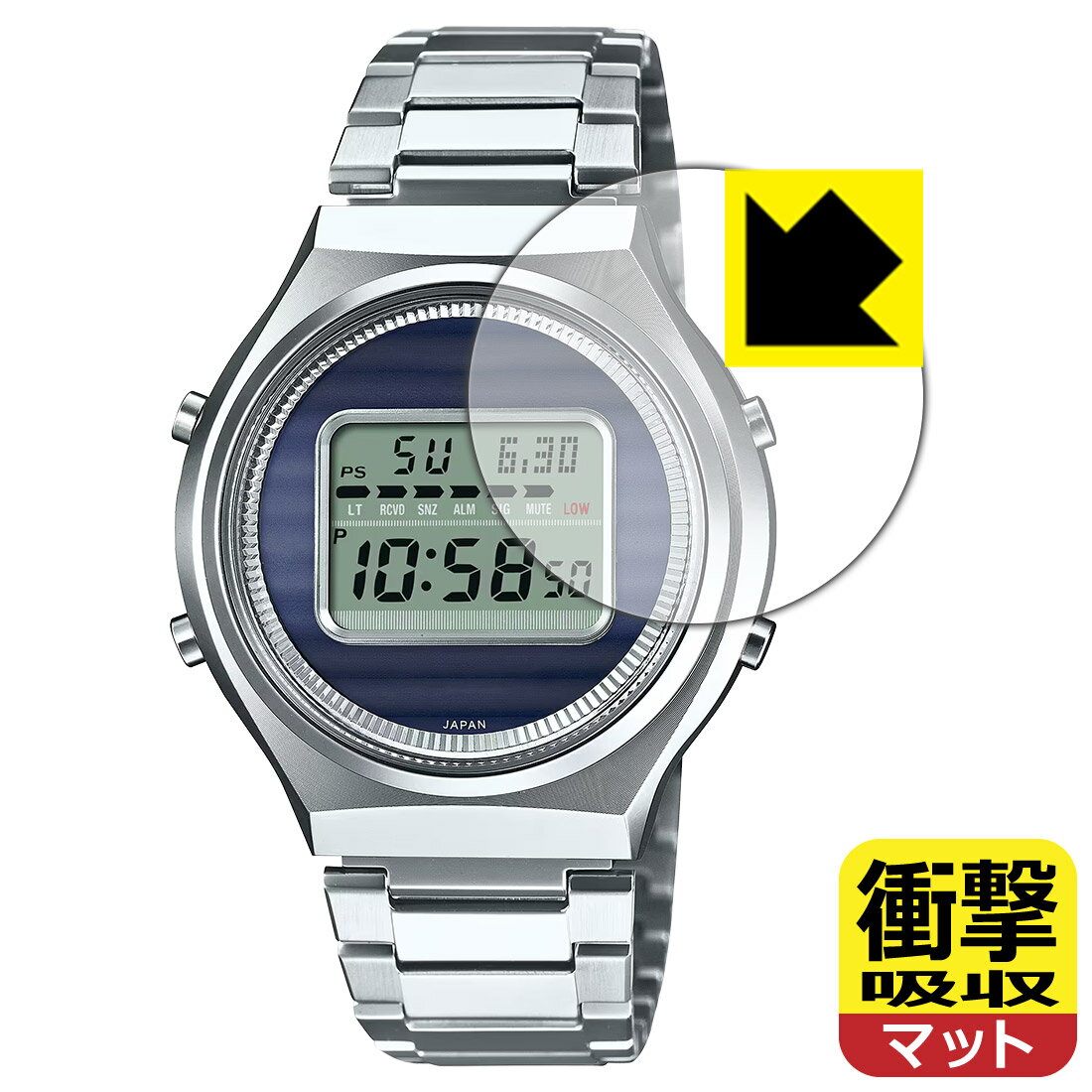 対応機種●対応機種 : カシオ カシオトロン TRN-50-2A / TRN-50SS-2A専用の商品です。●製品内容 : 風防用フィルム1枚・クリーニングワイプ1個●特殊素材の衝撃吸収層が外部からの衝撃を吸収し、機器へのダメージをやわらげます。『衝撃吸収(非光沢)の保護フィルム』●安心の国産素材を使用。日本国内の自社工場で製造し出荷しています。 ★貼り付け失敗交換サービス対象商品★ 国内自社工場製造・発送だからできる 安心の製品保証とサポート ■製品保証 お届けした製品が誤っていたり、不具合があった場合などには、お届けから1ヶ月以内にメールにてお問い合わせください。交換等対応させていただきます。[キャンセル・返品（返金・交換）について] ■■貼り付け失敗時の交換サービス■■貼り付けに失敗しても1回だけ無償交換ができます。(失敗したフィルムをお送りいただき、新品に無償交換します。往復の送料のみお客様にご負担をお願いいたします。詳しくは製品に同封の紙をご確認ください) ■■保護フィルム貼り付け代行サービス■■保護フィルムの貼り付け作業に自信がない方には、PDA工房で貼り付け作業を代行いたします。(PDA工房の保護フィルムのみが対象です。詳しくは製品に同封の紙をご確認ください) 衝撃吸収【反射低減】保護フィルム 素材説明 ■衝撃を吸収＆割れない安心感特殊素材の衝撃吸収層がたわむことで衝撃を吸収し、液晶画面や機器へのダメージをやわらげます。ガラスフィルムは割れることがあるため、破損部分でケガをすることがありますが、このフィルムはPET素材ですので、絶対に割れず、安全にお使いいただけます。もちろん割れたカケラが落ちることもありませんので、異物混入などのトラブルも未然に防ぎます。■画面の映り込みを抑える反射防止タイプ！表面に微細な凹凸を作ることにより、外光を乱反射させギラツキを抑える「アンチグレア加工」がされております。屋外での太陽光の映り込み、屋内でも蛍光灯などの映り込みが気になるシーンが多い方におすすめです。また、指紋がついた場合でも目立ちにくいという特長があります。■指紋が目立ちにくい上、フッ素加工で汚れがつきにくい！反射防止のアンチグレア加工で指紋が目立ちにくい上、表面はフッ素コーティングがされており、皮脂や汚れがつきにくく、また、落ちやすくなっています。指滑りはさらさらな使用感です。■抗菌加工で清潔抗菌加工によりフィルム表面の菌の繁殖を抑えることができます。清潔な画面を保ちたい方におすすめです。※抗菌率99.9％ / JIS Z2801 抗菌性試験方法による評価■気泡の入りにくい特殊な自己吸着タイプ接着面は気泡の入りにくい特殊な自己吸着タイプです。素材に柔軟性があり、貼り付け作業も簡単にできます。また、はがすときにガラス製フィルムのように割れてしまうことはありません。貼り直しが何度でもできるので、正しい位置へ貼り付けられるまでやり直すことができます。■安心の日本製最高級グレードの国産素材を日本国内の弊社工場で加工している完全な Made in Japan です。安心の品質をお届けします。 【ポスト投函送料無料】商品は【ポスト投函発送 (追跡可能メール便)】で発送します。お急ぎ、配達日時を指定されたい方は以下のクーポンを同時購入ください。【お急ぎ便クーポン】　プラス110円(税込)で速達扱いでの発送。お届けはポストへの投函となります。【配達日時指定クーポン】　プラス550円(税込)で配達日時を指定し、宅配便で発送させていただきます。【お急ぎ便クーポン】はこちらをクリック【配達日時指定クーポン】はこちらをクリック