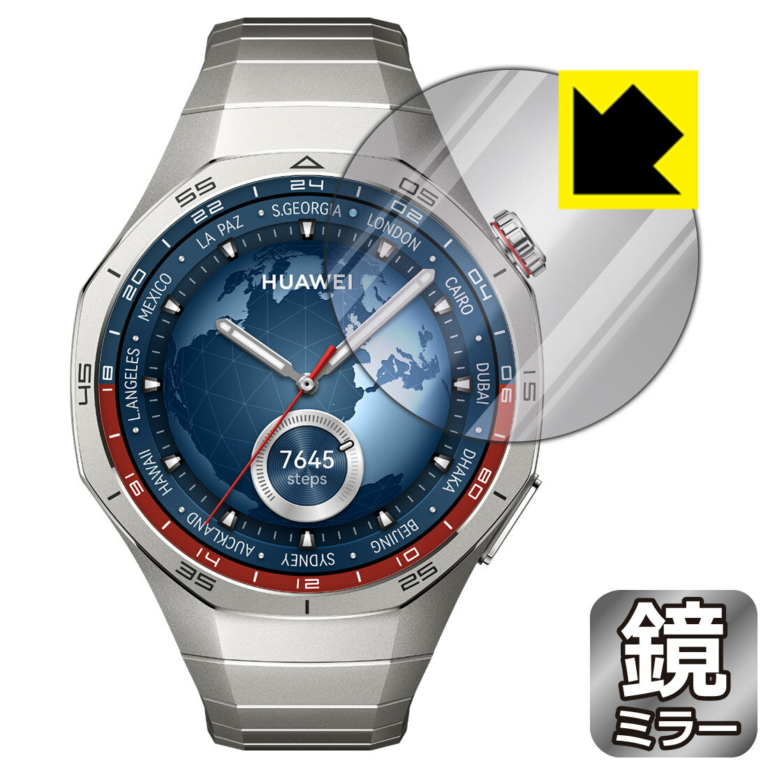 PDA˼ HUAWEI WATCH GT 5 Pro [ 46mm] б Mirror Shield ݸ ե ߥ顼   ...