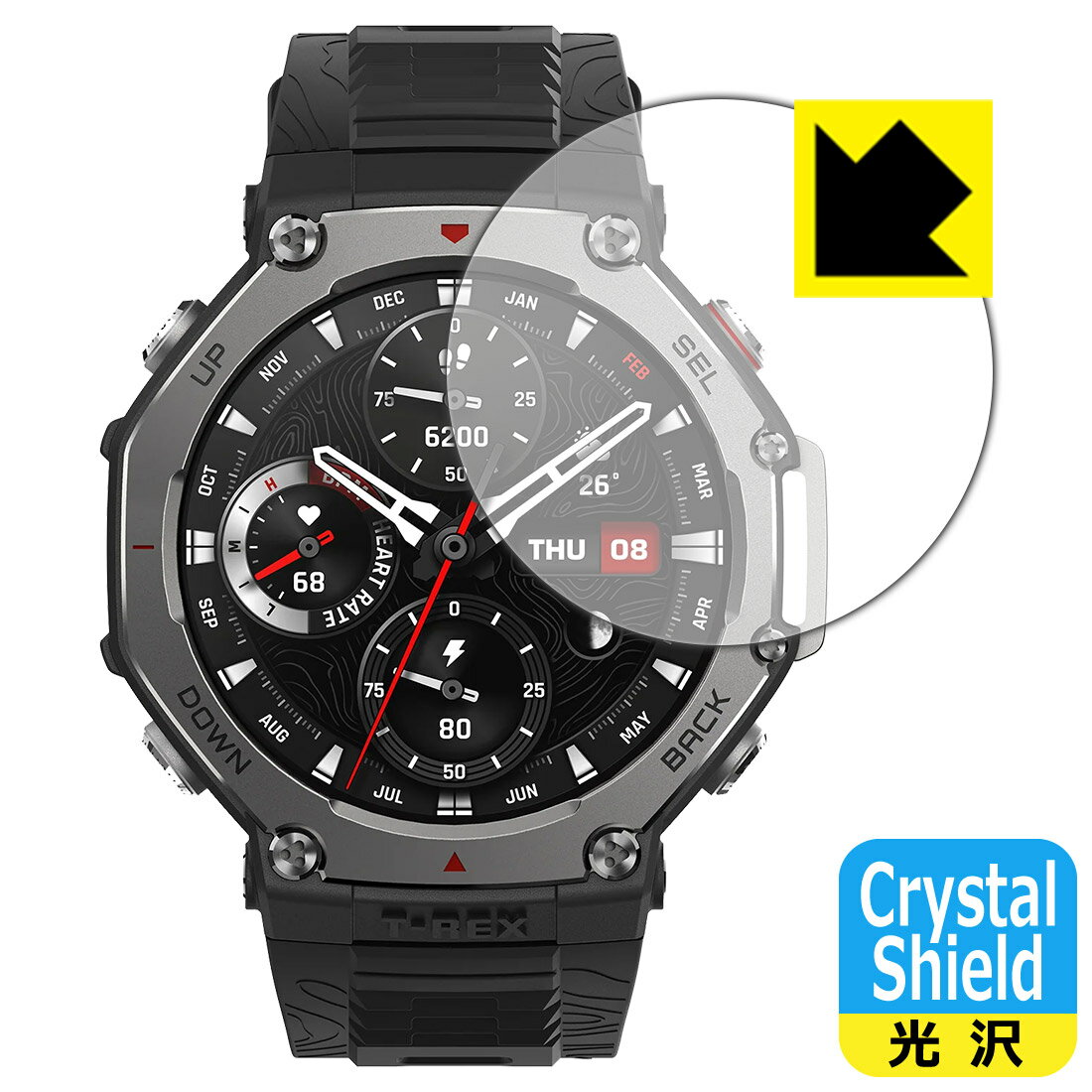 PDA˼ Amazfit T-Rex 3 б Crystal Shield ݸ ե 3   ¤ľ